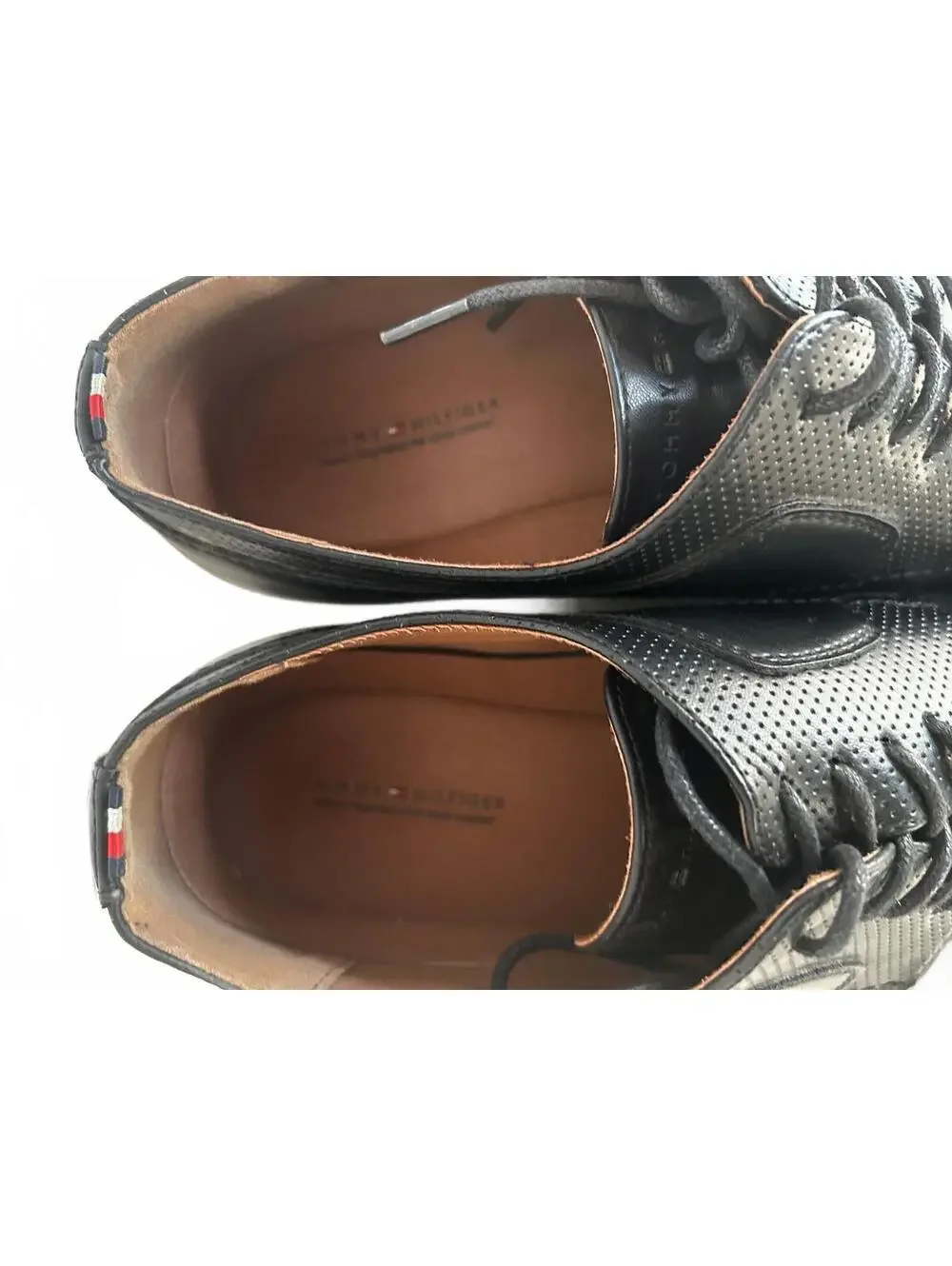 Tommy Hilfiger Soli Derby Black Oxford Dress Shoes Men's 12